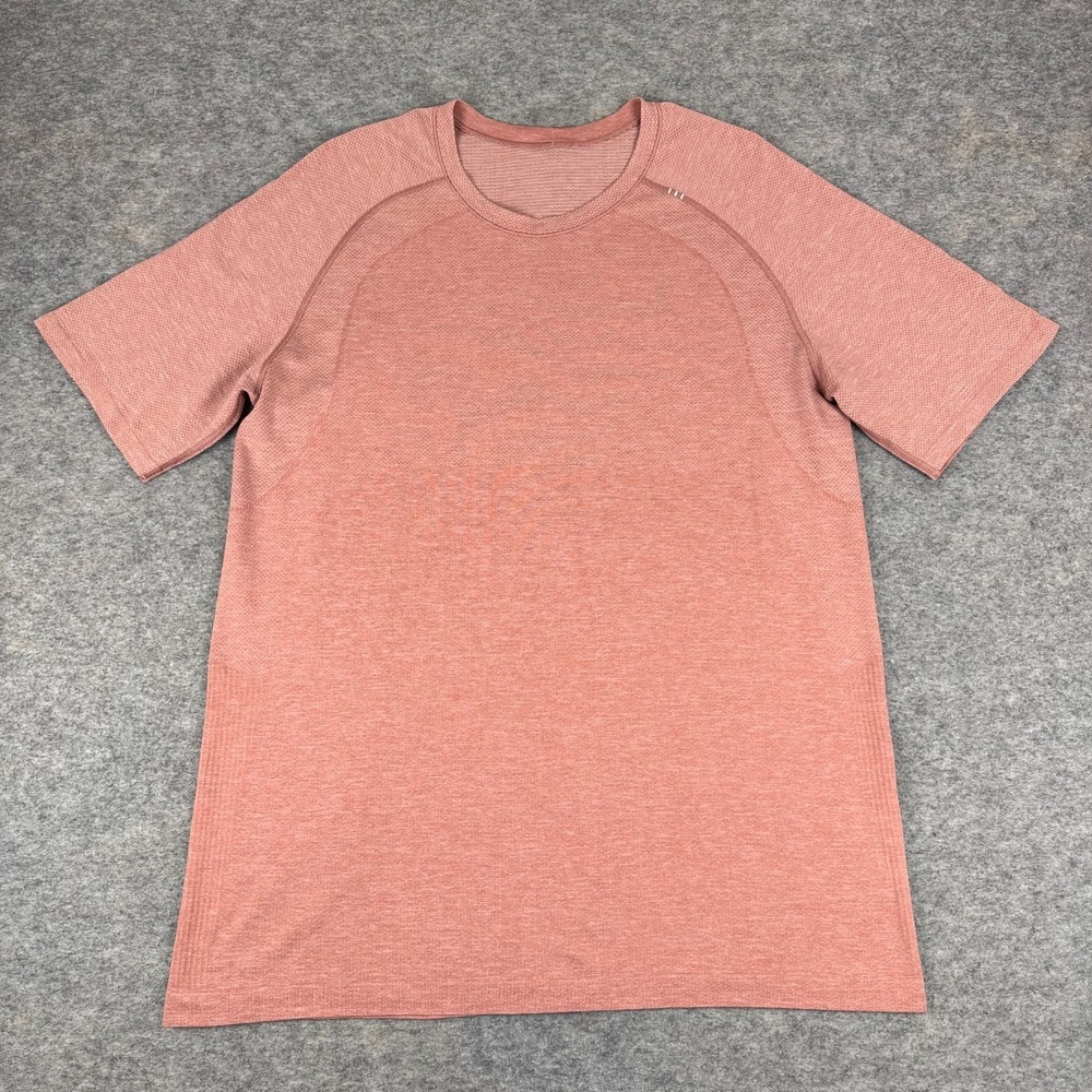 Lululemon Metal Vent Tech Shirt Pink Mens XL